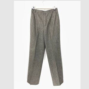 Vtg Austin Hill Wool Gray Lined Pants Womens Size‎ 12 ≈ 28x31 Union Made in USA